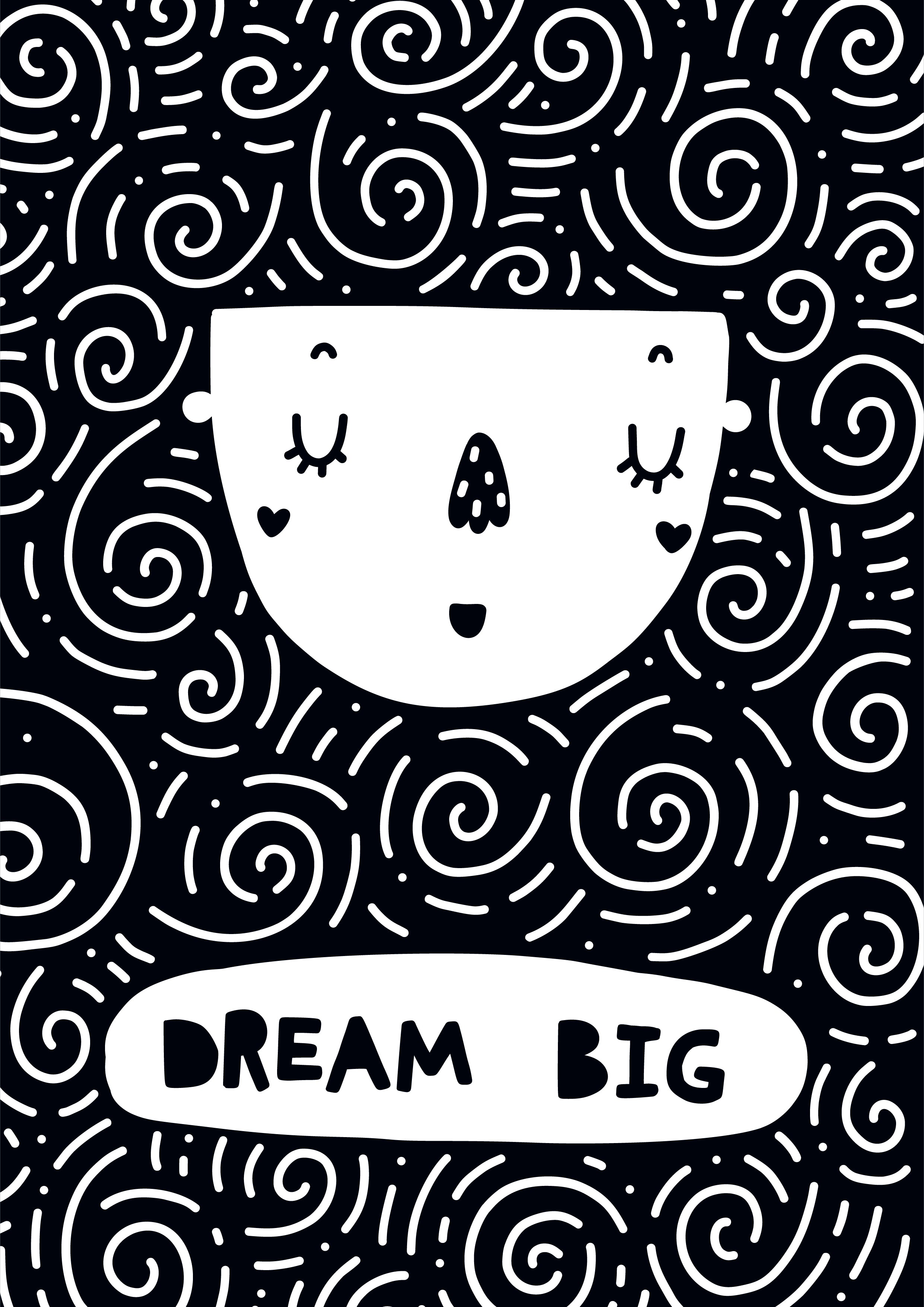 Dream Big - Modern Wall Art - Olli+Lime
